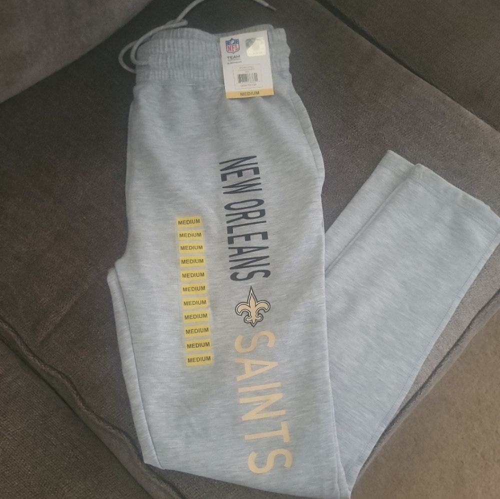 NFL New Orleans Saints sweatpants NWT